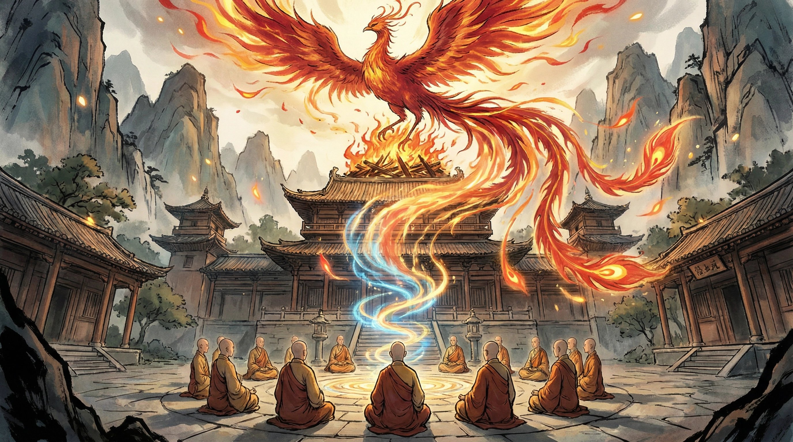 汤不热视频-凤凰涅槃古寺传奇